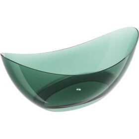 MEXEN - Vea teal volně stojící vana transparentna 180 x 80, korek chrom 58091808011