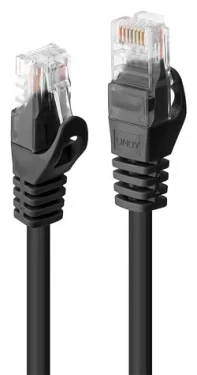 Lindy Cat6 U/UTP 7,5 m černá / Síťový kabel / RJ-45 (48196)