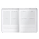 Busy B Týdenní diář Week to View Spot A6 – 2026/27, fialová barva, papír