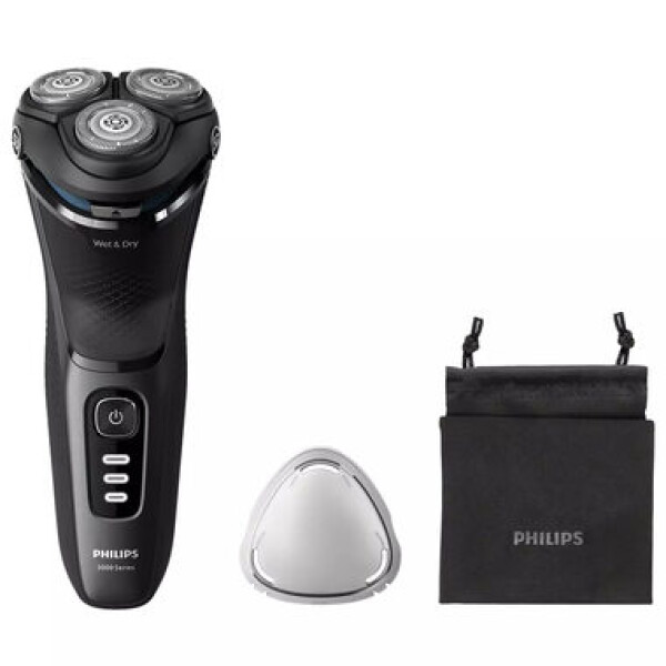 Philips Series 3000 S3244/12 černá / holicí strojek / omyvatelný / suché a mokré holení / až 60 min (S3244/12)