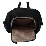 Módní dámský koženkový batůžek Sirina, černá