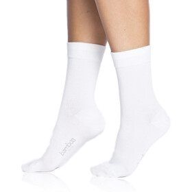 Dámské bambusové ponožky BAMBUS LADIES COMFORT SOCKS - BELLINDA - bílá 39 - 42