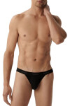 Pánská tanga 3 pack 1582 - Atlantic černá XXL