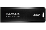 ADATA SC610 500GB černá / SSD / Externí / čtení: 550MBps / zápis: 500MBps / USB-A 3.2 Gen 2 (SC610-500G-CBK/RD)