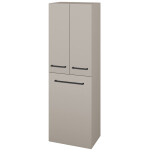 Dřevojas - Vysoká skříň s košem na prádlo DOS SVD3K 50 - N07 Stone / Úchytka T06 / N07 Stone 209780H