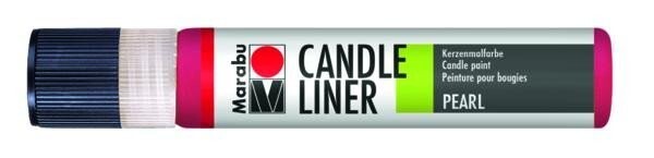 Marabu Candle Liner na svíčky - červený 25 ml