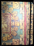 Zápisník gumičkou A4 210x290 mm mayské ornamenty