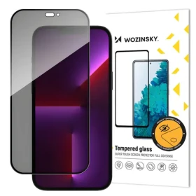Wozinsky Privacy Glass černá / Ochranné sklo / Privacy filtr / Apple iPhone 15 Plus