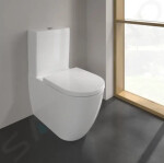 VILLEROY & BOCH - Subway 3.0 WC kombi mísa Viclean, TwistFlush, CeramicPlus, alpská bílá 4672T0R1