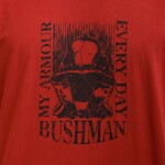 Bushman Pánské bavlněné tričko Forth, červené L