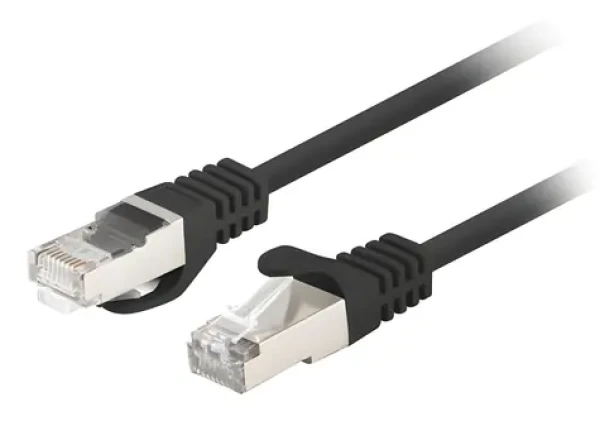 Lanberg UTP CAT6 3m černá / Patch kabel / RJ45-RJ45 / Fluke Passed / 10 ks (PCU6-20CC-0300-BK)