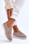 Dámské polobotky 20PB18-1653 Zlatá beige - eVento béžovo-zlatá 39