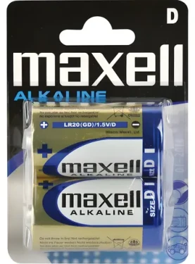 Maxell LR20 D / Baterie / alkalické / 1,5 V / 2 ks
