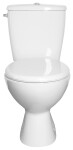 AQUALINE - MIGUEL WC kombi, dvojtlačítko 3/6l, spodní odpad, bílá LC2258