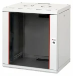 Equip nástěnný rozvaděč 12U 600×450 mm šedá / Nástěnný rozvaděč / 19" / Skleněné dveře / Pasivní chlazení (EPM-12-6045-G-CBAA)