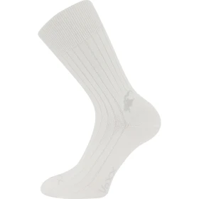 VOXX Ponožky bavlněné CASHMERE LOVE s kašmírem a ionty stříbra BÍLÉ (3 páry) 43-46 120991