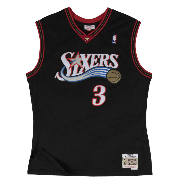 Mitchell & Ness Pánský dres Philadelphia 76ers NBA Allen Iverson #3 Swingman - Černá Velikost: S