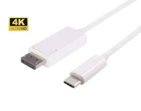 MicroConnect kabel USB-C (M) - DisplayPort (M) 2m bílá (USB3.1CDPB2W)