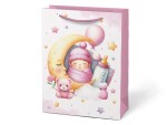 Taška dárková růžová baby 26 cm x 32 cm x 13,8 cm Taška dárková růžová baby 26 cm x 32 cm x 13,8 cm