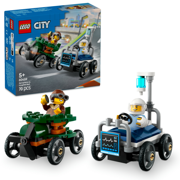 LEGO LEGO® City 60459 Závodní balíček: Letadlo vs. nemocniční lůžko
