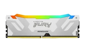 Kingston Fury Renegade White RGB 16GB (1x16GB) DDR5 7200MHz / CL38 / DIMM / On-Die ECC / XMP / 1.45V (KF572C38RWA-16)