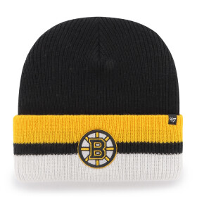47 Brand Pánská Zimní Čepice Boston Bruins Split Cuff '47 CUFF KNIT Black