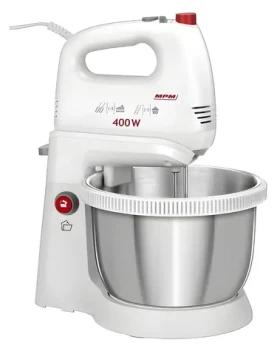 MMR-21Z stříbrná / Ruční mixér / 400 W / mísa 3.5 l / 5 rychlostí / turbo (MMR-21Z)