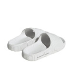Dámské/pánské žabky adidas Adilette 22 Crystal White s pohodlnou tvarovanou podrážkou, bílé (HQ4672) 42