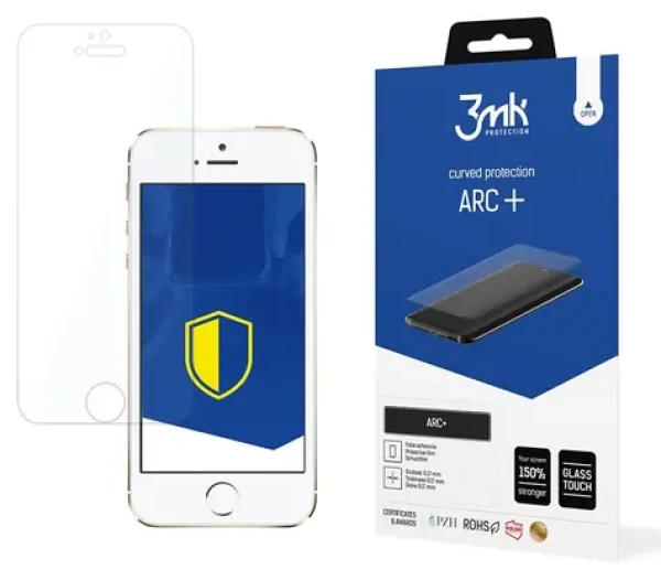 3mk ARC+ pro Apple iPhone 5, 5S, SE / Ochranná fólie / Displej