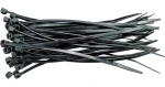 Vorel Stahovací pásky 430x4,8 mm černé / Stahovací páska / Nylon / UV odolná / 100 ks (TO-73897)