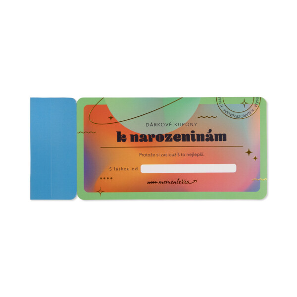 Dárkové kupony k narozeninám - Albi