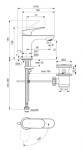 IDEAL STANDARD - Ceralife O Umyvadlová baterie s výpustí, BlueStart, chrom BE003AA