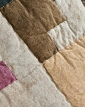 House Doctor Prošívaný povlak na polštář Block Multi 50 × 50 cm, multi barva, textil