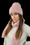 Kamea Hat&Scarf K.23.232.10 Tmavě růžová OS