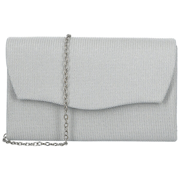 Trendy dámské psaníčko Michelle Moon Tilis, stříbrné