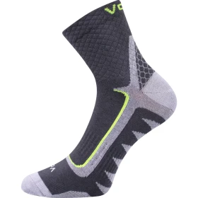VOXX Ponožky sportovní slabé KRYPTOX tmavě šedé (3 páry) 35-38 111199