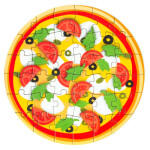 Puzzle mini Pizza 6 různých motivů 36 dílků