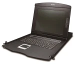 Planet KVM-210-08M / KVM konzole / 8 portů / LCD 17" / PS2/USB / 1U/19" rack / touchpad (KVM-210-08M)