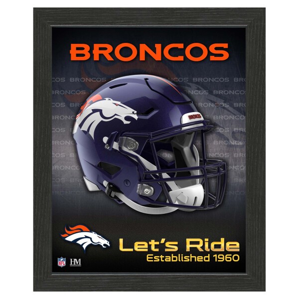 Obraz Denver Broncos NFL Team Helmet