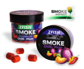 Zfish Smoke POP-UP Dumbells 8mm 20g - Chilli-Plum,Zfish Smoke POP-UP Dumbells 8mm 20g - Chilli-Plum