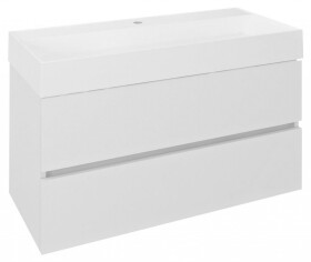 SAPHO - ODETTA umyvadlová skříňka 95x50x43,5cm, bílá lesk DT100-3030
