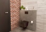 Wc závěsné SAT Infinitio včetně prkénka softclose, černá mat, zadní odpad SATINF012SREXPBKM SATINF012SREXPBKM