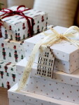 Chic Antique Dárková krabice Stars White – set 3 ks, bílá barva, papír