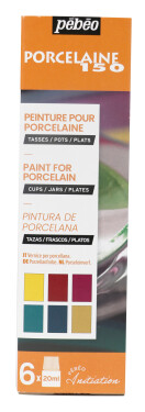 Pébéo Porcelaine 150 756472 Sada II. 6 x 20 ml