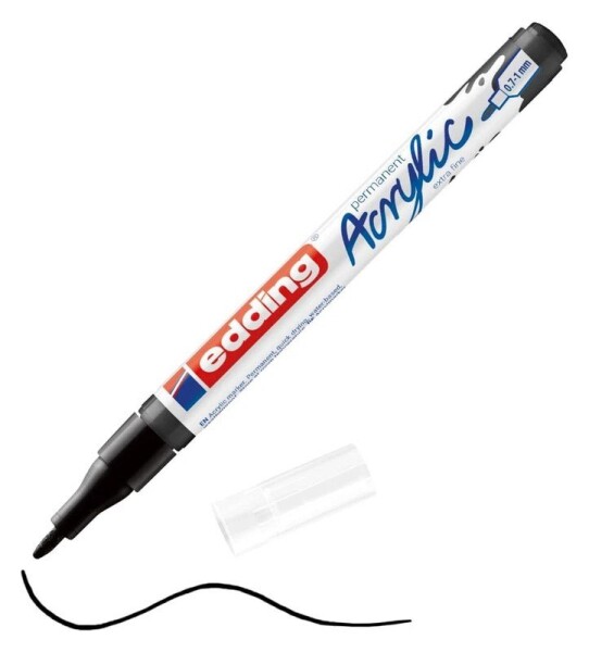 Akrylový popisovač EDDING 5500 EF, černý