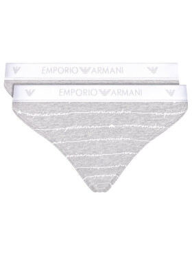 Dámské kalhotky šedá pack Emporio Armani šedá