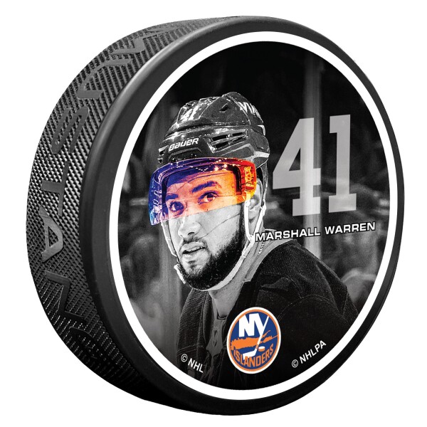 Mustang Puk New York Islanders NHL #41 Warren Neon Visor