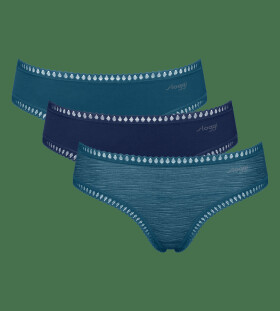 Sloggi GO Crush Hipster C3P - Turquoise - SLOGGI Turquoise - SLOGGI TURQUOISE M