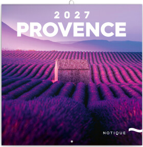 Kalendář 2027 poznámkový: Provence 2027, 30 x 30 cm