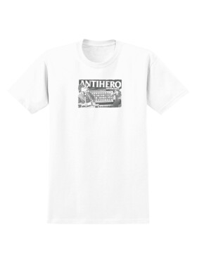 Antihero WHEEL OF Antihero WHT pánské tričko krátkým rukávem